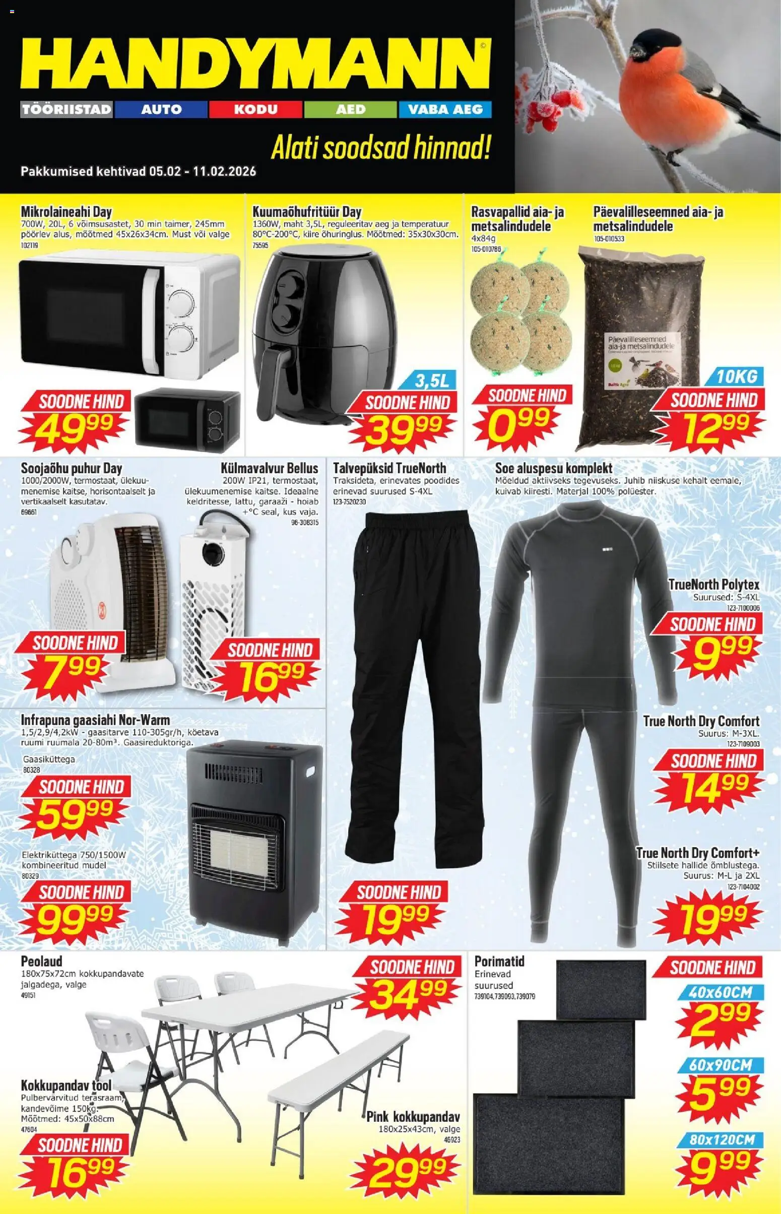 Handymann kliendilehe eelvaade alates 05.02.2026