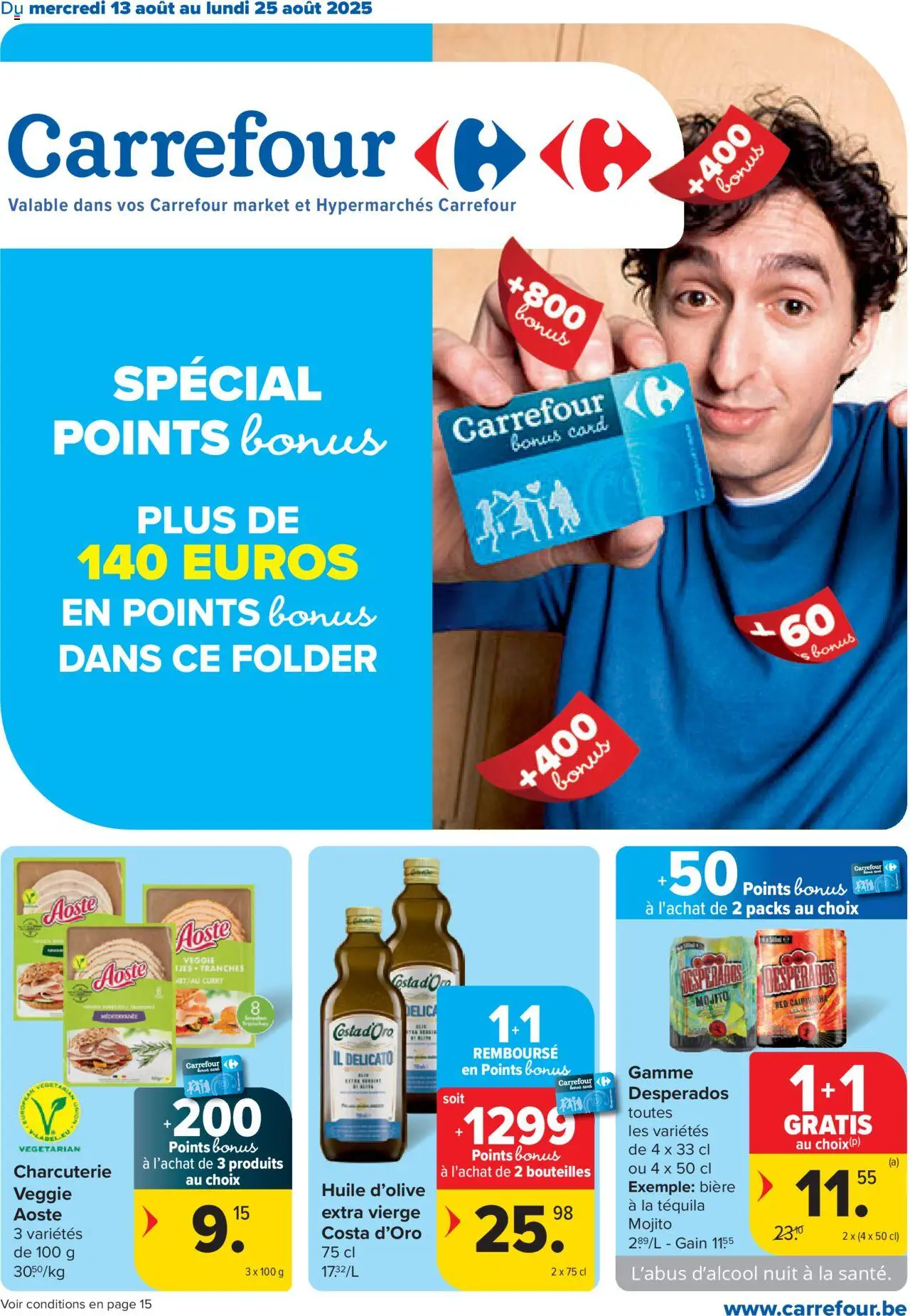 Carrefour shop Spécial Point Bonus geldig vanaf 13/08/2025 - Paginanummer 1