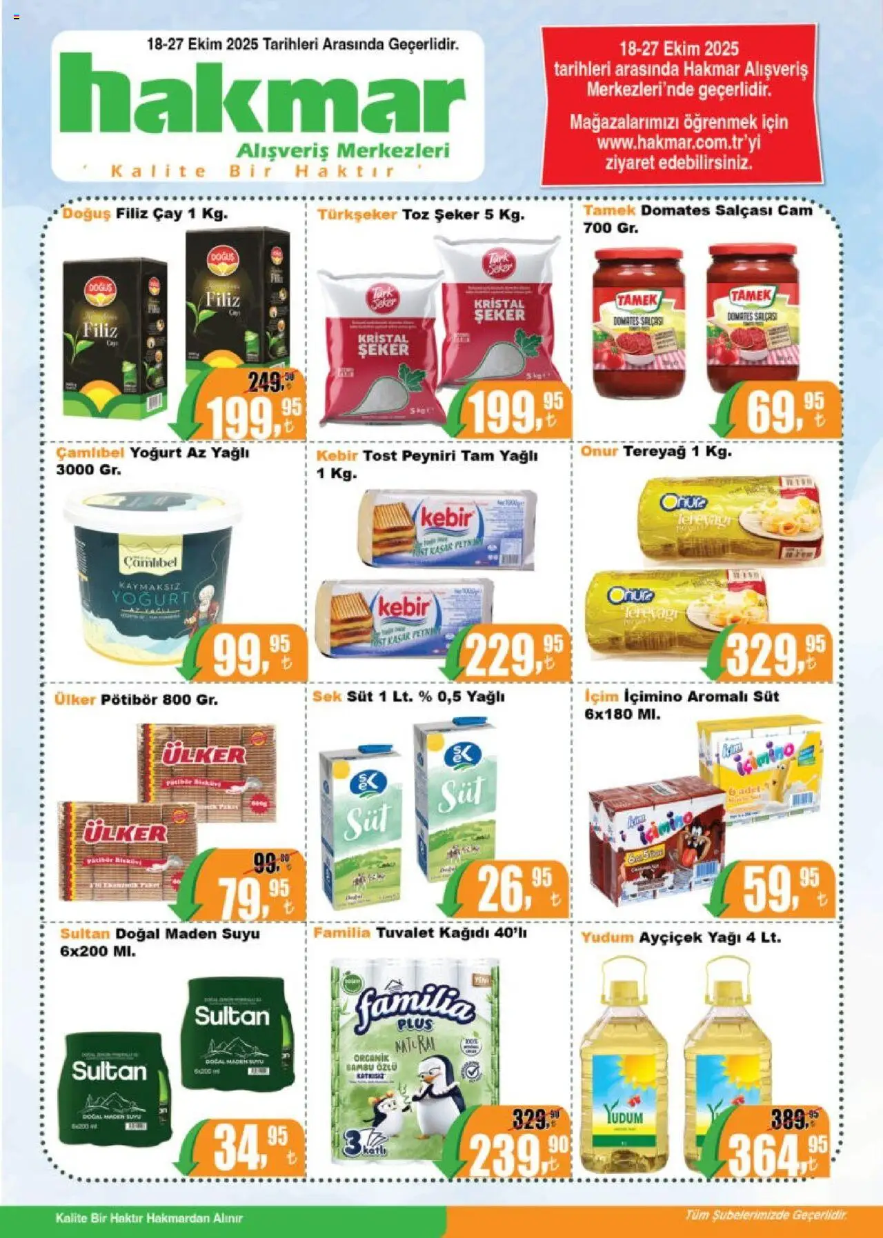 Hakmar Katalog (18 - 27 Ekim 2025) - Sayfa numarası 1