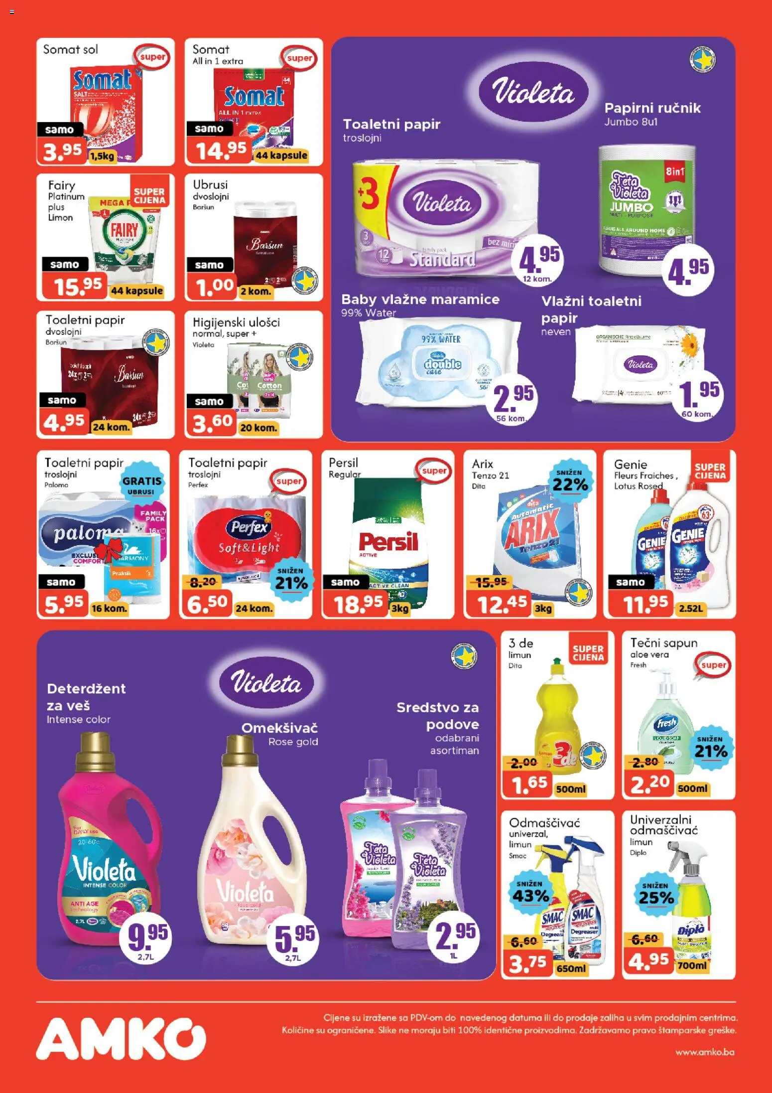 Pregled letka Katalog trgovine AMKO vrijedi od 2025.12.04