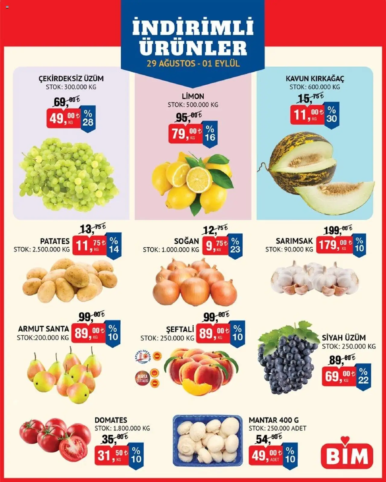 BİM Katalog bu hafta (29 Ağustos 2025) - Aktüel Broşür - Sayfa numarası 1