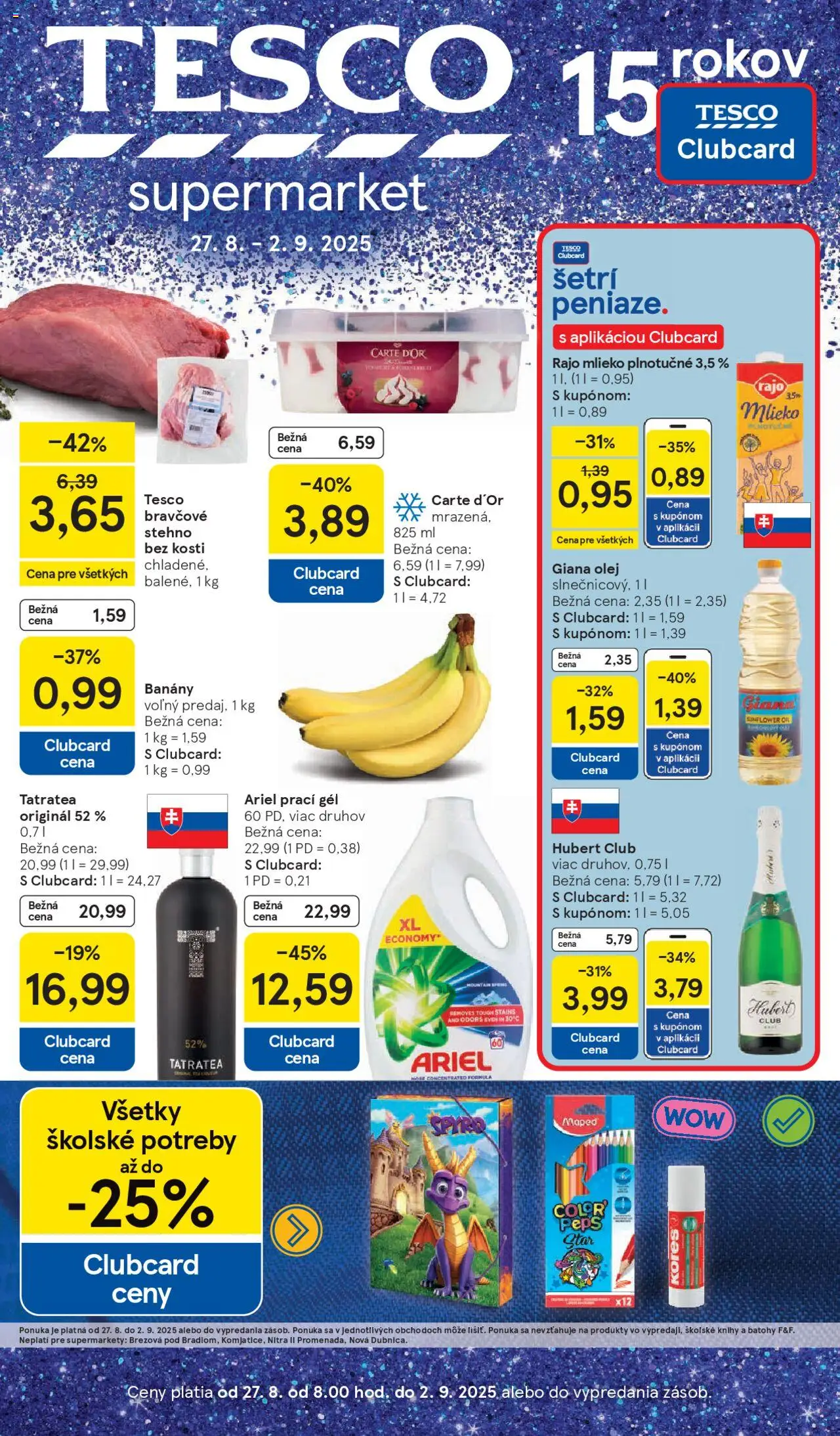 Tesco leták od 27.08.2025 - Supermarket Online