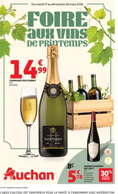 Voorbeeld van Auchan Folder / Publicité Vins van winkel Auchan geldig vanaf 17/03/2026