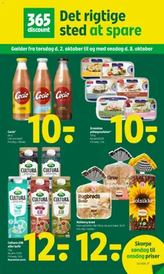 Eksempel på tilbudsavis Tilbudsavis fra butik Coop 365 gyldig fra 02/10/2025