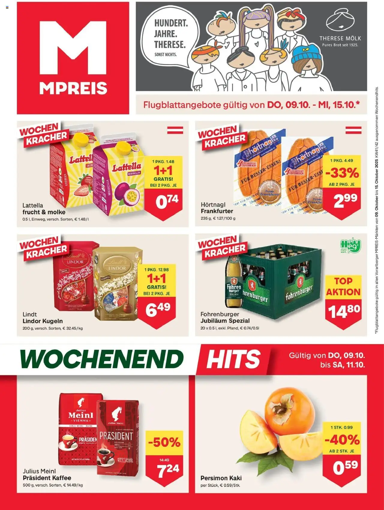 Vorschau der Angebote: MPREIS St.Gallenkirch gültig ab 09.10.2025