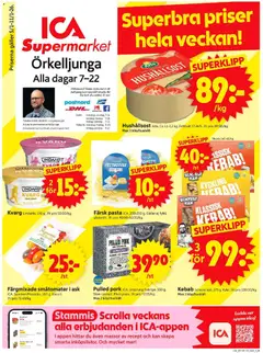 Förhandsgranska reklamblad Örkelljunga från butik ICA Supermarket gäller från 05/01/2026
