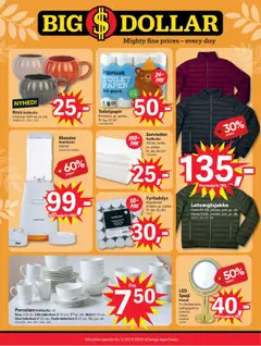 Eksempel på tilbudsavis Tilbudsavis fra butik Bigdollar gyldig fra 12/09/2025