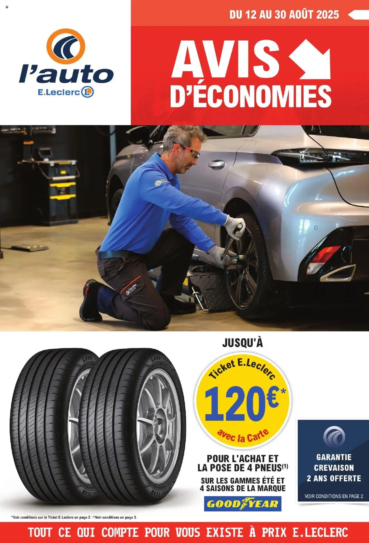 Catalogue de la boutique l'auto E.Leclerc valable du 12/08/2025 - Page numéro 1