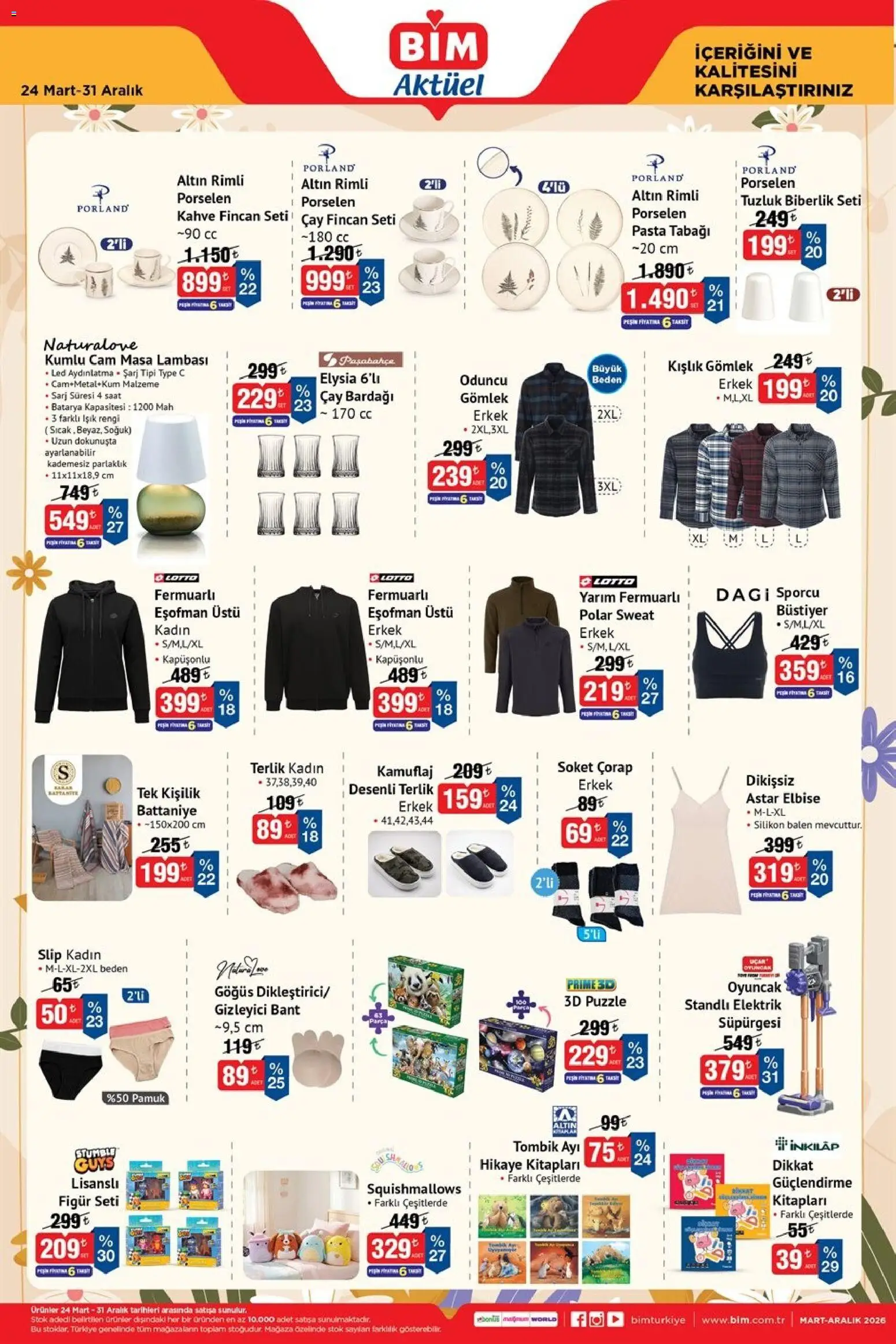BİM BİM İndirim 24.03.2026 - Broşürünün önizlemesi