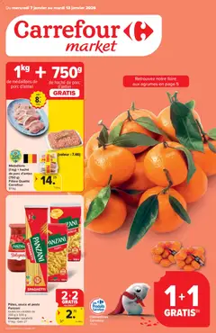 Voorbeeld van Publicité van winkel Carrefour geldig vanaf 07/01/2026