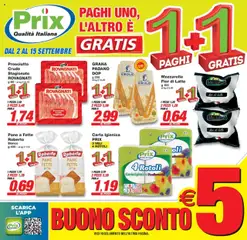 Anteprima dell'opuscolo Attuale volantino dal negozio Prix valido da 02/09/2025