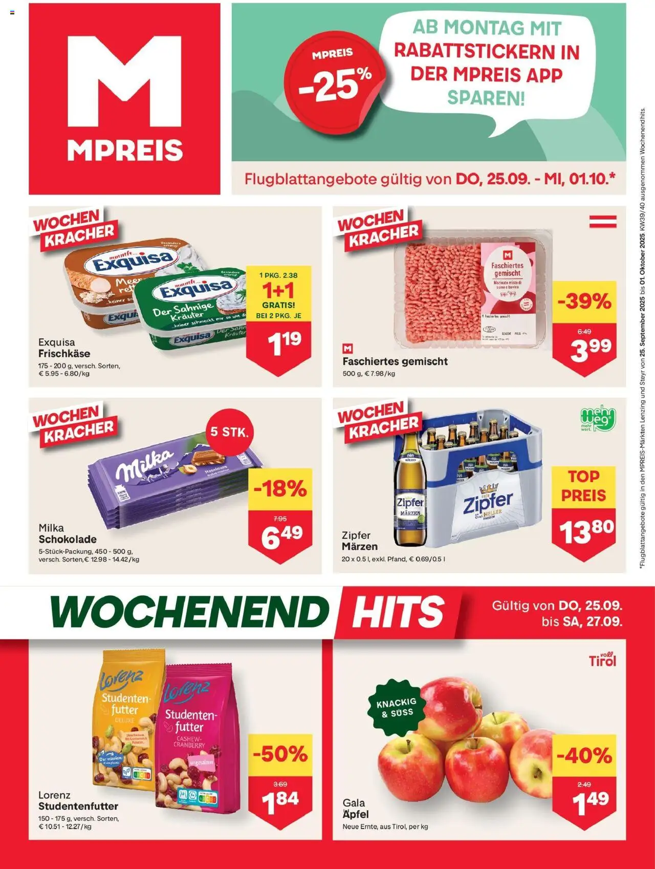  MPREIS Steyr ab (25.09.2025 - 01.10.2025) - Seite 1