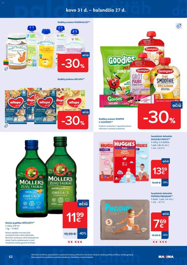 Naujas Maxima leidinys nuo 04.21