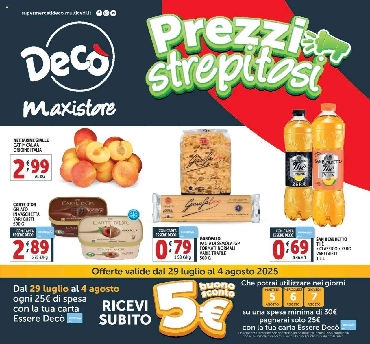 Volantino Decò valido da 29/07/2025 numero di pagina 1