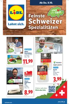 Vorschau des Merkblatts Aktionen Klein aber fein vom Shop Lidl gültig von 09.10.2025 bis 11.10.2025