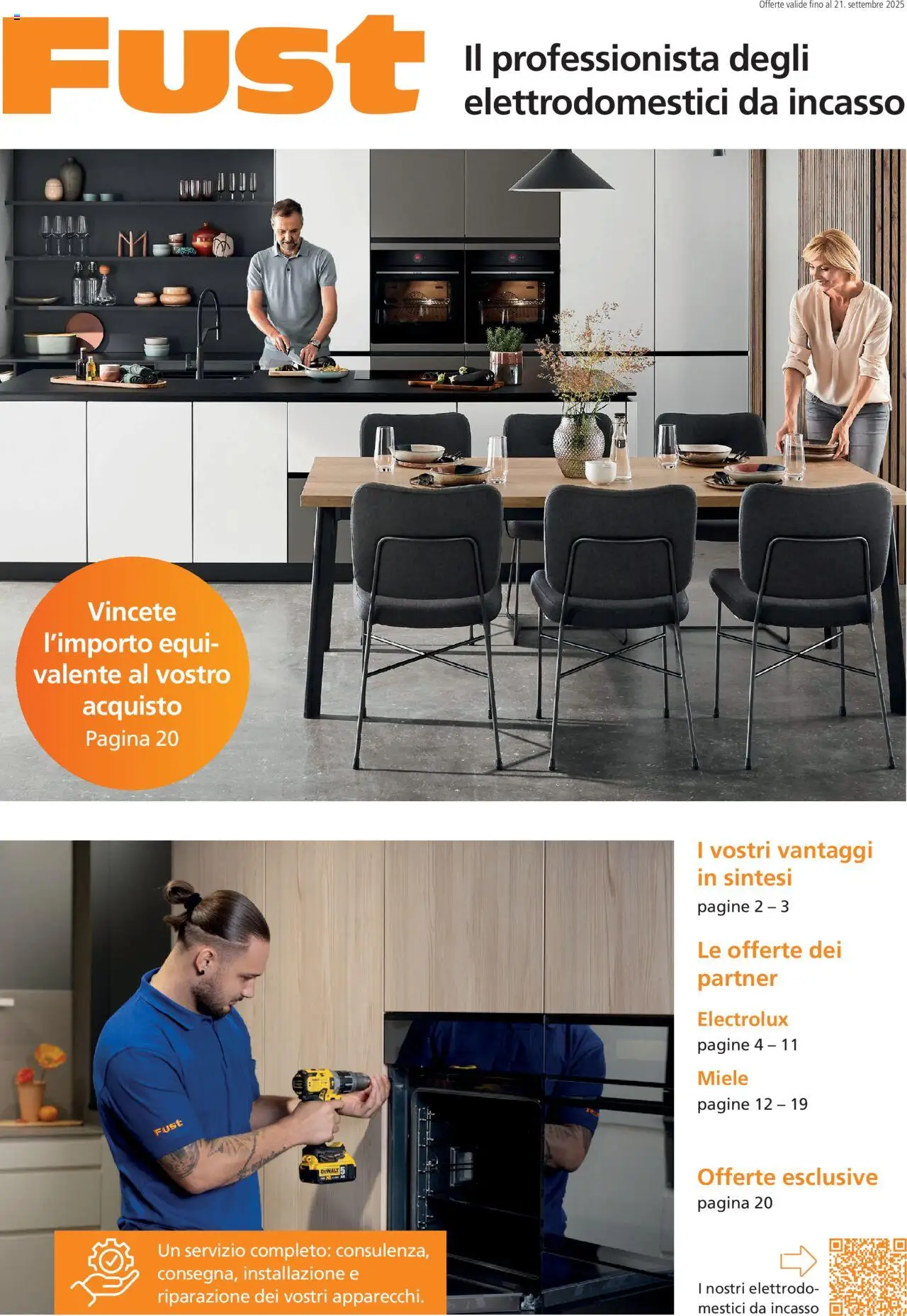 Fust Aktionen Elettrodomestici IT ab 15.09.2025 - Seitennummer 1