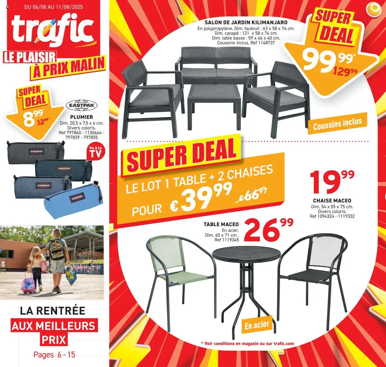 Trafic shop Publicité geldig vanaf 06/08/2025 - Paginanummer 1