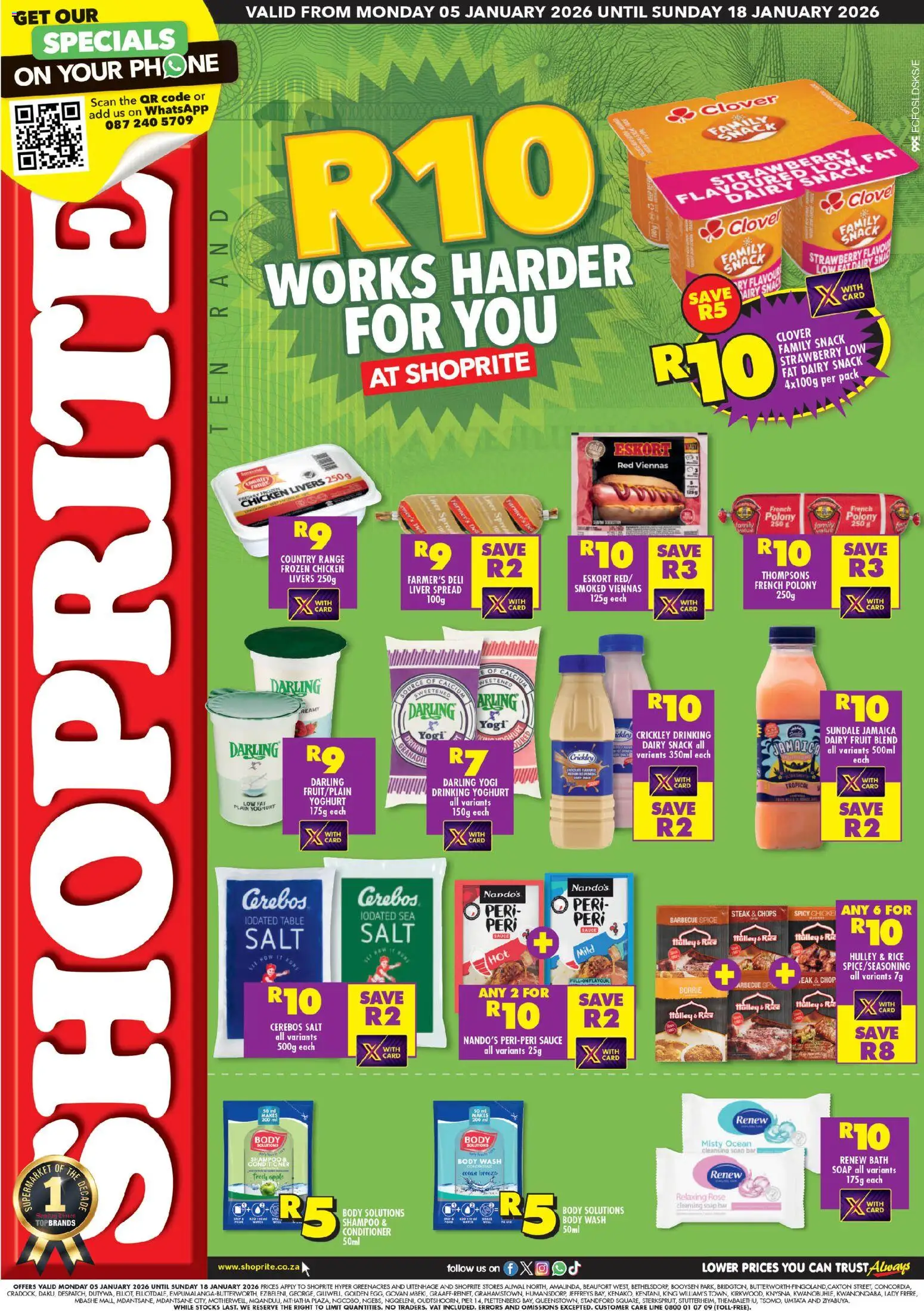 Preview of Shoprite flyer valid from 05/01/2026