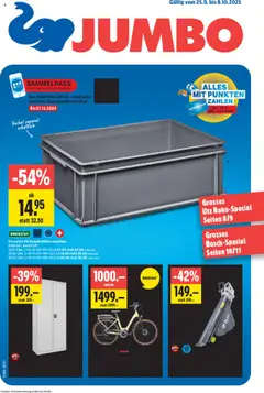 Vorschau des Merkblatts Aktionen vom Shop Jumbo gültig von 25.09.2025 bis 08.10.2025
