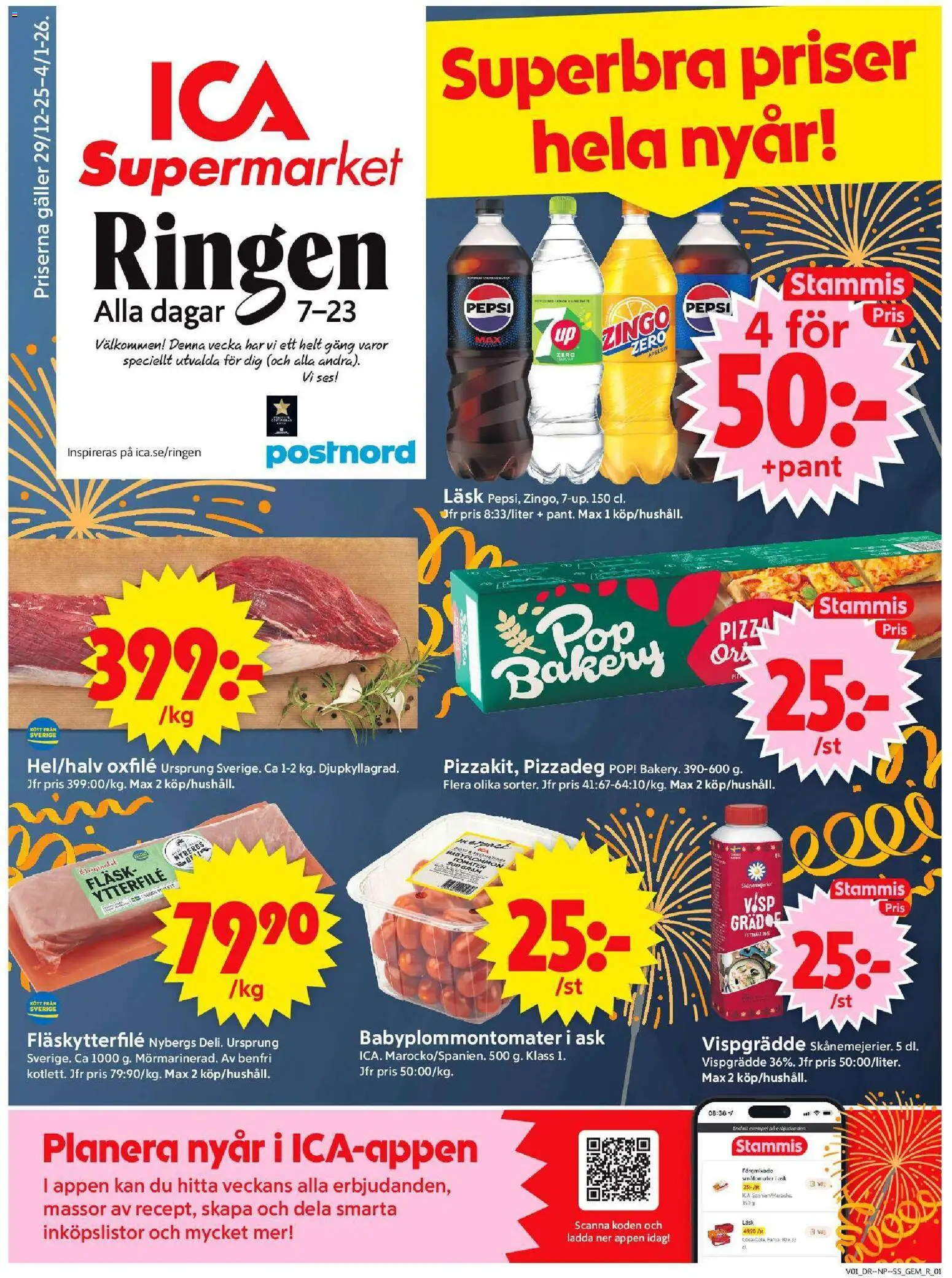 Förhandsgranska reklamblad Stockholm från butik ICA Supermarket gäller från 30/12/2025
