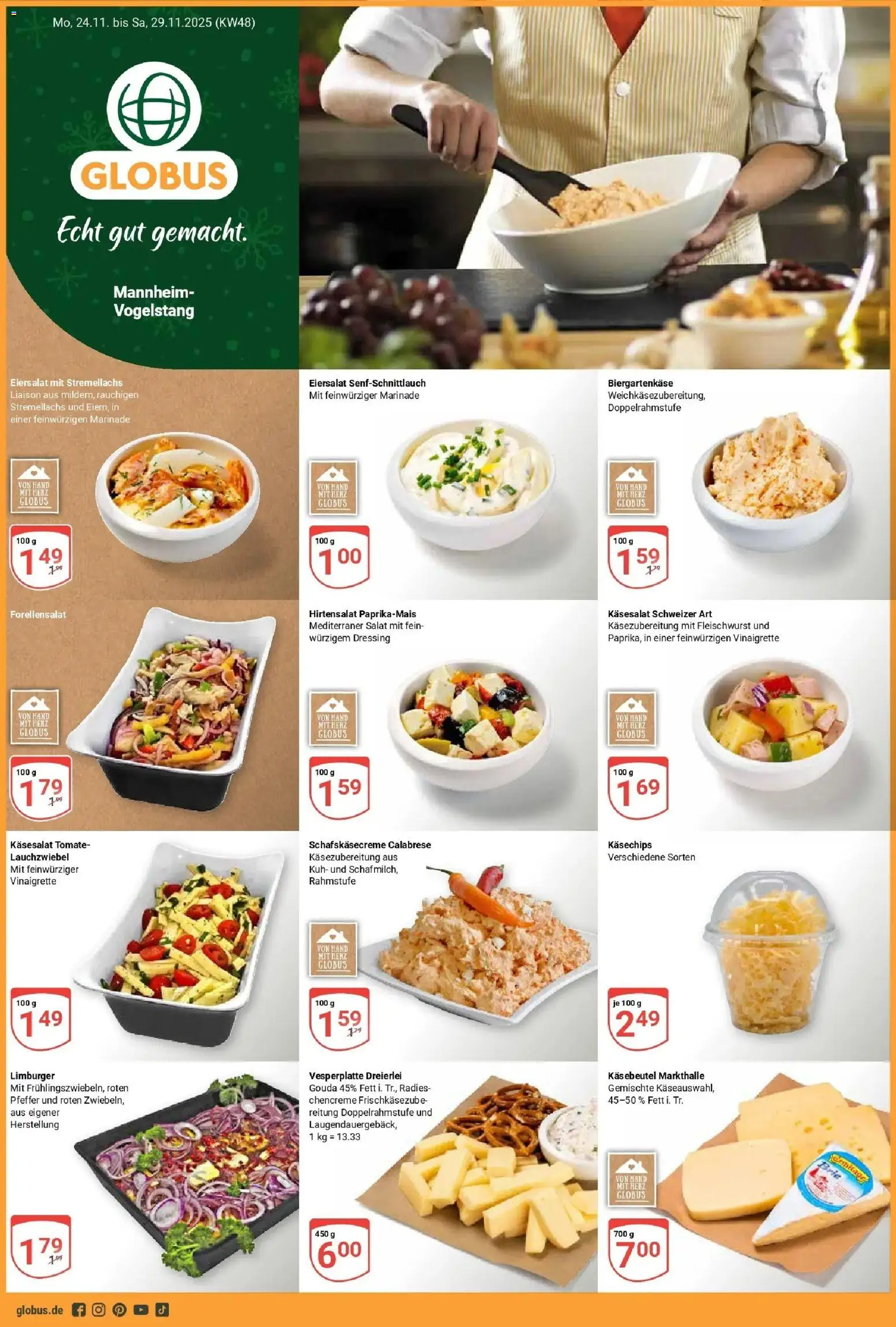 Vorschau von dem Prospekt des Geschäftes Globus, gültig ab dem 23.11.2025