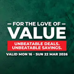 Preview of Food Lover's Market flyer valid from 16/03/2026