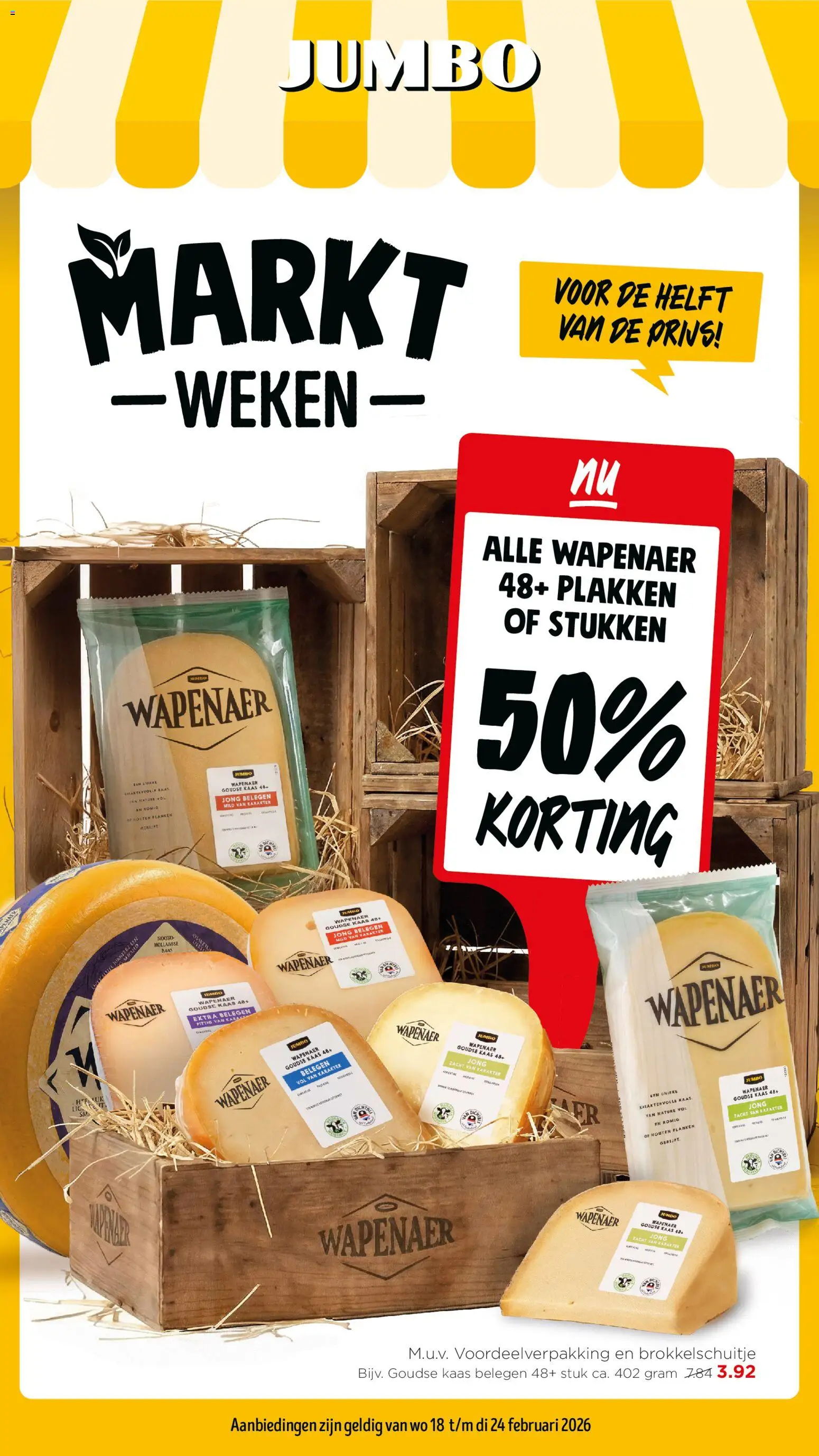 Voorbeeld van Folder week 8 van winkel Jumbo geldig vanaf 18-02-2026