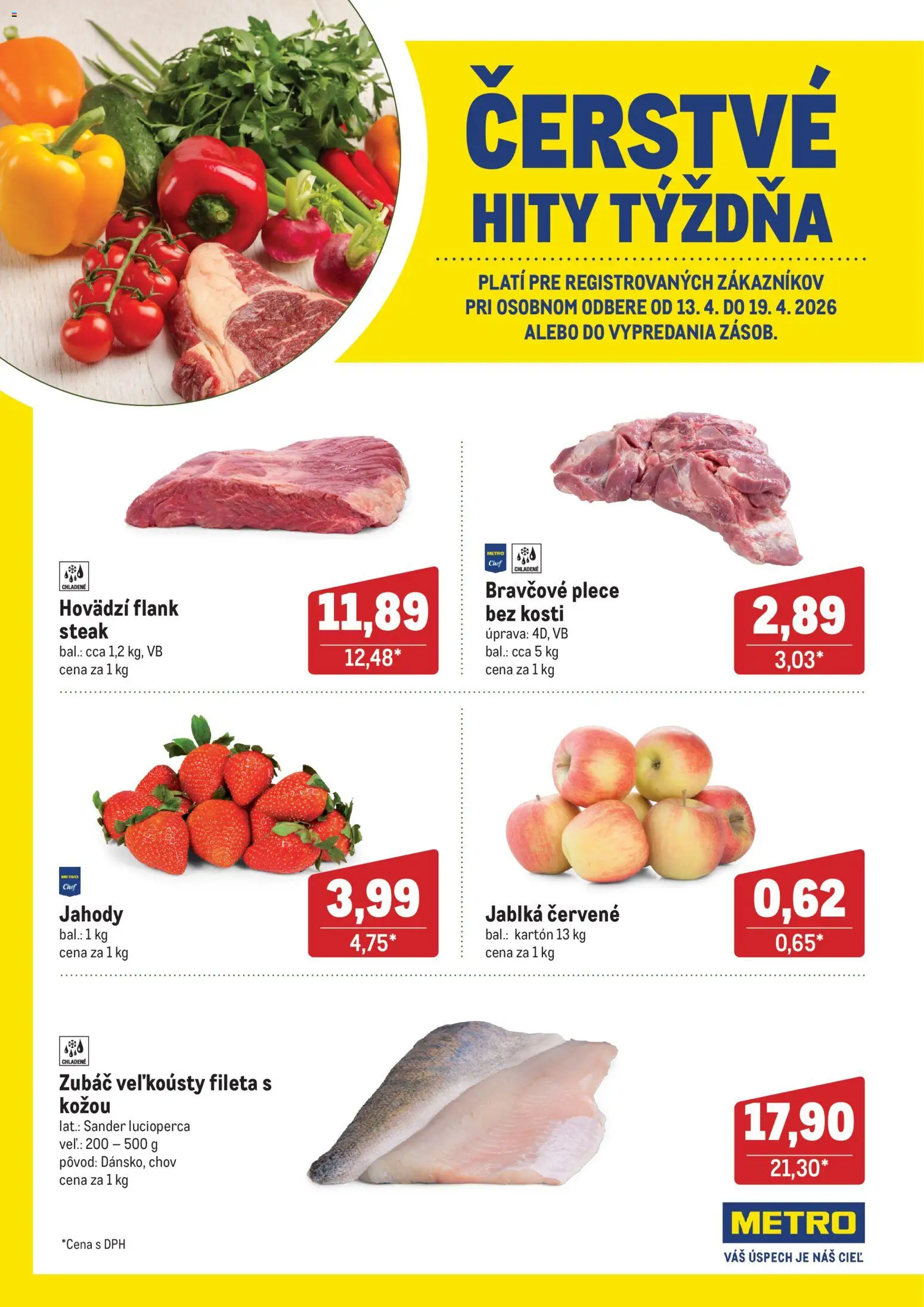 Náhľad Metro letáku platného od 13.04.2026