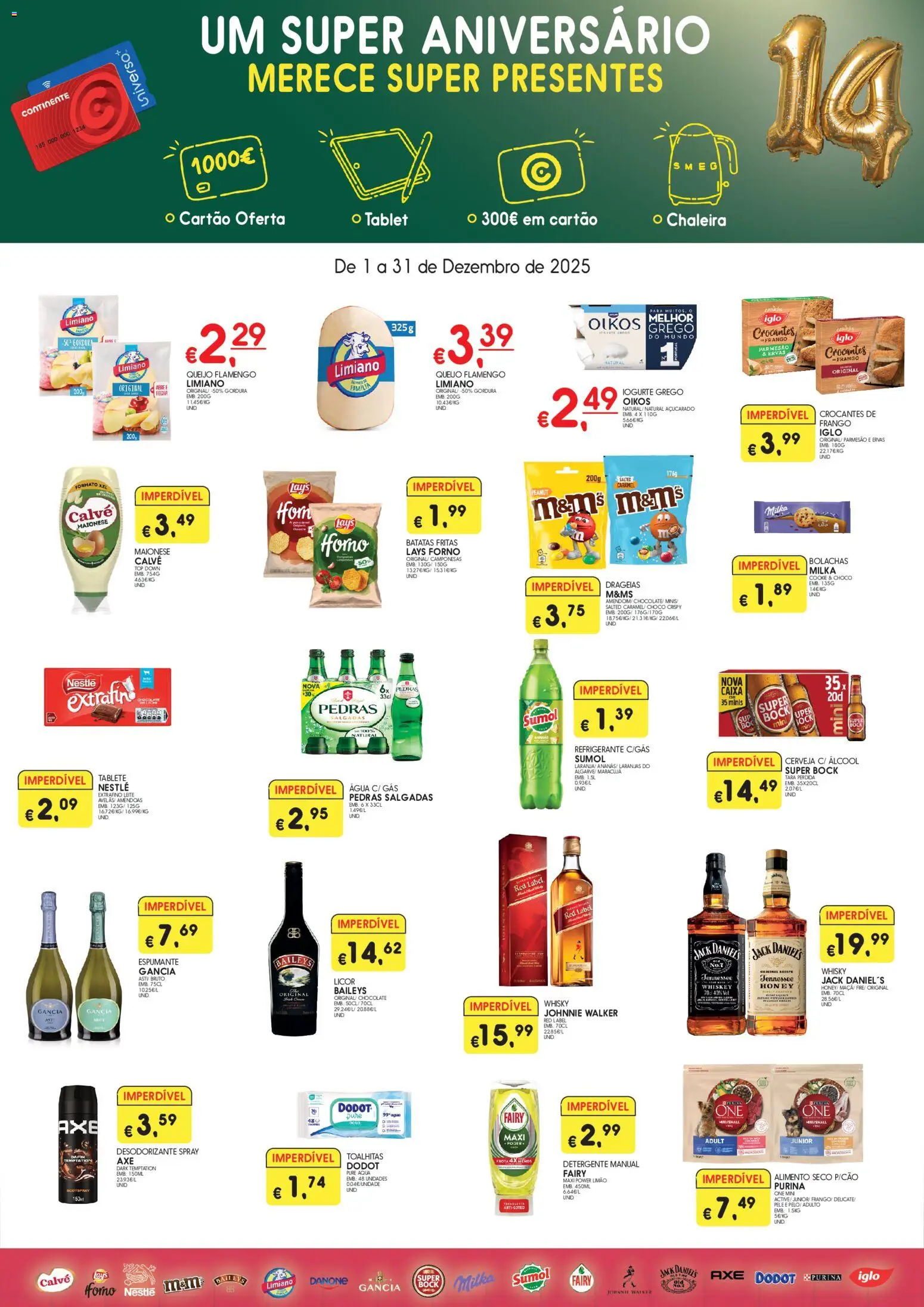 Pré-visualização do folheto da loja Meu Super válida a partir de 01/12/2025 - Agua, Frango, Batatas, Bolachas, Desodorizante, Amêndoas, Batatas fritas, Refrigerante