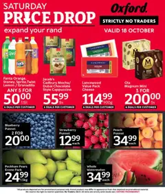 Preview of Oxford Freshmarket flyer valid from 18/10/2025