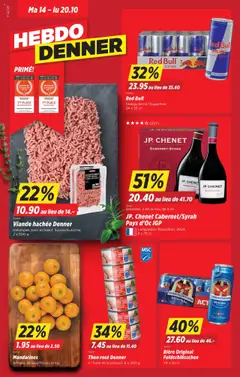 Vorschau des Merkblatts Aktionen FR vom Shop Denner gültig von 14.10.2025 bis 20.10.2025