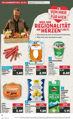Vorschau von dem Prospekt des Geschäftes Kaufland, gültig ab dem 22.01.2026