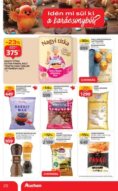 Auchan - Akciós újság Auchan megtekintése, amely érvényes 2025.11.06.-től | Oldal: 20