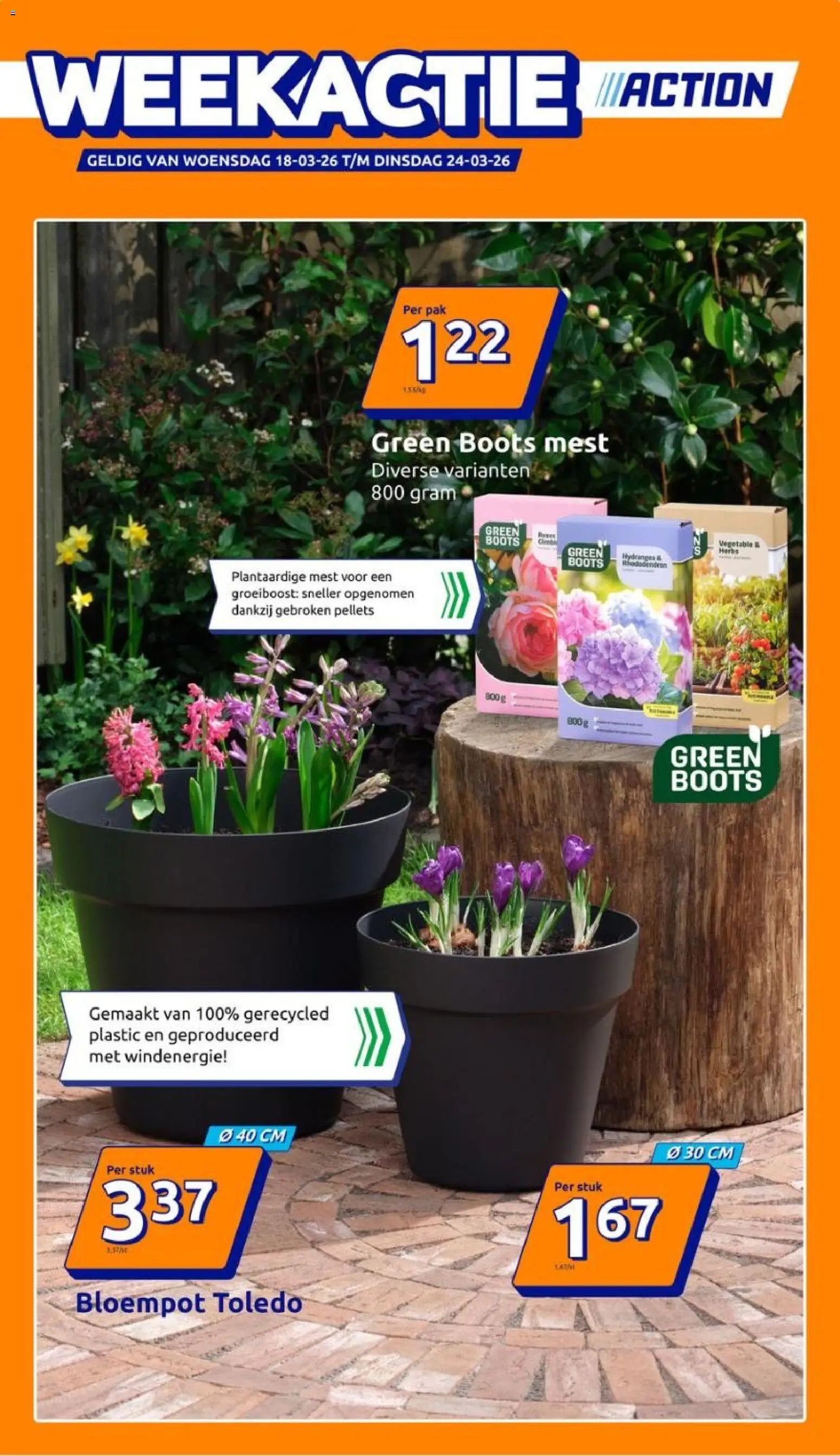 Voorbeeld van Action Folder week 12 van winkel Action geldig vanaf 18/03/2026
