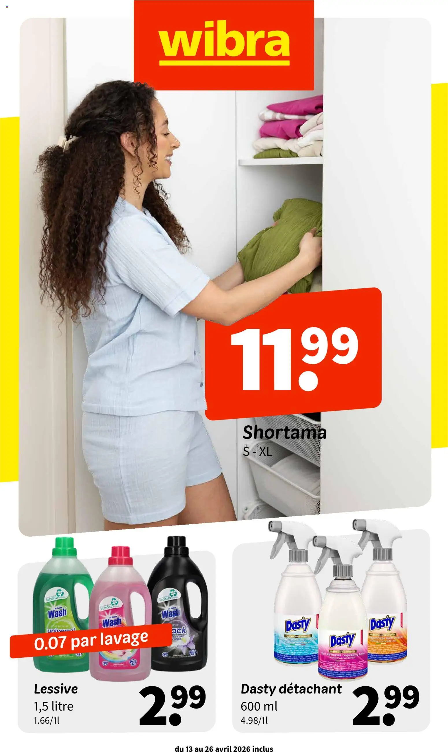 Prévisualisation de Wibra catalouge du magasin Wibra formulaire valide 13/04/2026