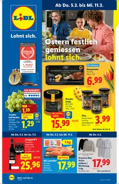 Vorschau des Merkblatts Lidl Aktionen vom Shop Lidl gültig von 05.03.2026 bis 11.03.2026