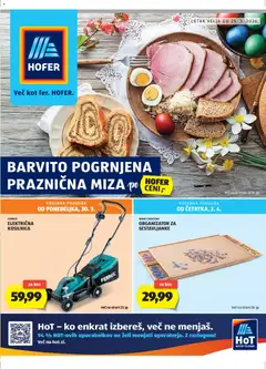 Pregled letka Katalog Hofer trgovine Hofer SI vrijedi od 25.03.2026