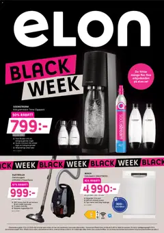 Förhandsgranska reklamblad Black Friday från butik Elon gäller från 17/11/2025
