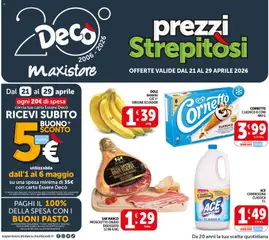 Anteprima dell'opuscolo Decò volantino MaxiStore Salerno dal negozio Decò valido da 21/04/2026