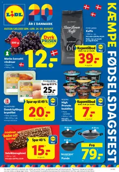 Eksempel på tilbudsavis Tilbudsavis fra butik Lidl gyldig fra 24/08/2025