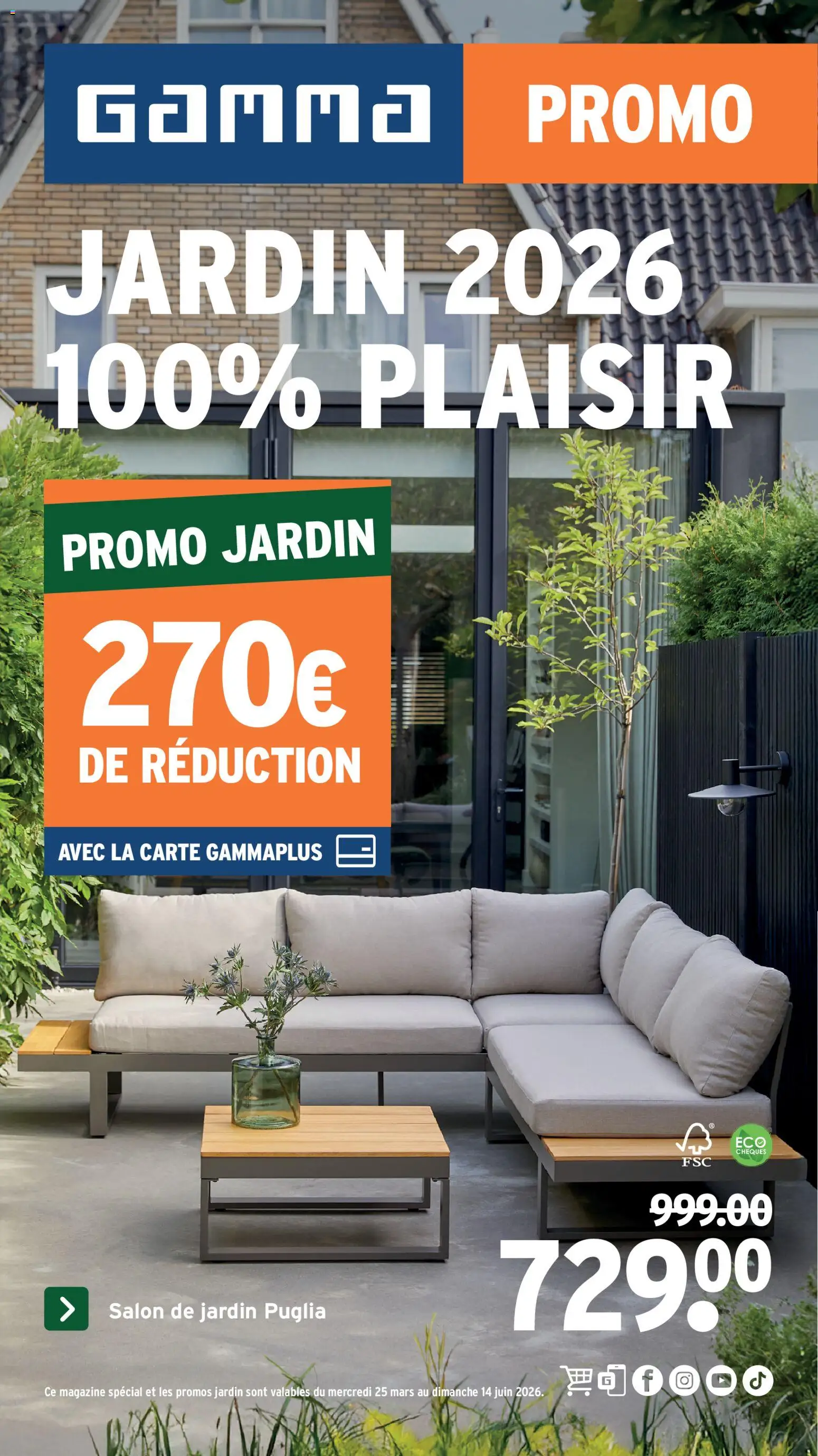 Voorbeeld van GAMMA Publicité Jardin van winkel GAMMA geldig vanaf 25/03/2026