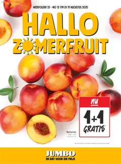 Voorbeeld van Folder week 33 van winkel Jumbo geldig vanaf 13-08-2025