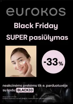Eurokos parduotuvės leidinio Black Friday galiojančio nuo 2025.11.27 peržiūra