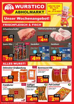 Vorschau der Angebote: Wurstico Abholmarkt Flugblatt gültig ab 14.08.2025