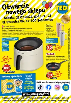 Pogląd gazetki "TEDi gazetka - Sosnowiec" ze sklepu TEDi ważnej od 21.03.2026