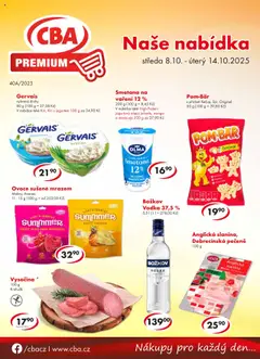 Náhled nabídky: CBA Leták - Premium platný od 08.10.2025