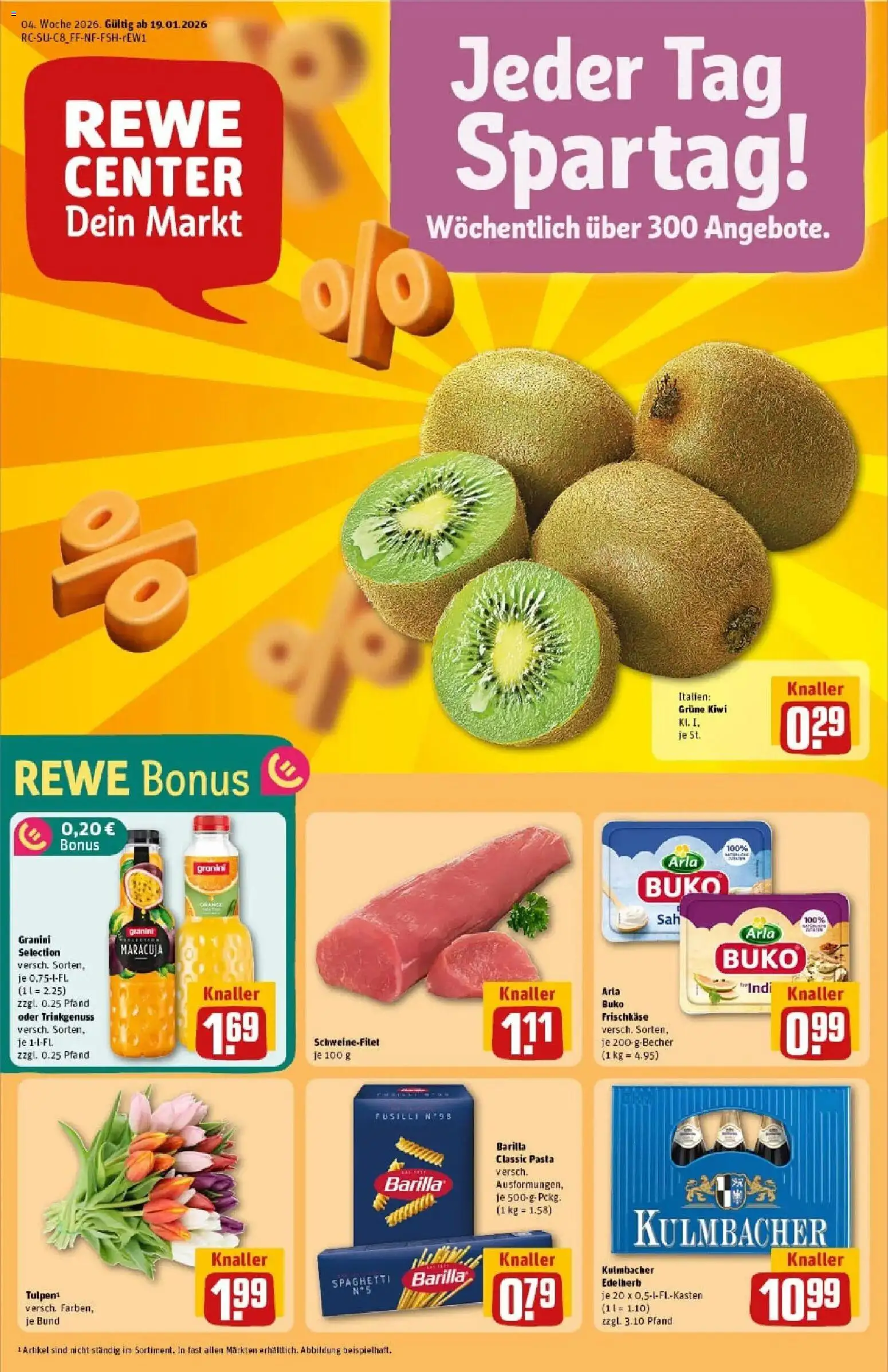 Vorschau von dem Prospekt des Geschäftes Rewe, gültig ab dem 18.01.2026