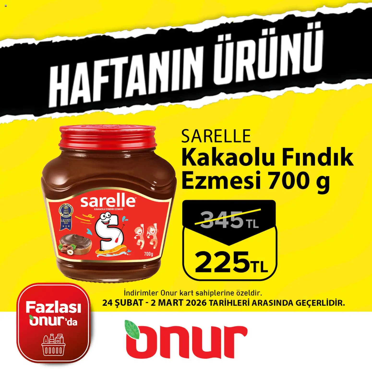 Onur Market Haftanın Ürünü 24.02.2026 - Broşürünün önizlemesi