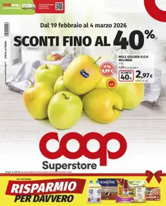 Anteprima dell'opuscolo Volantino Superstore - Cassano d'Adda dal negozio COOP valido da 19/02/2026