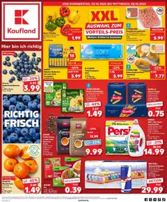 Vorschau von dem Prospekt des Geschäftes Kaufland, gültig ab dem 02.10.2025